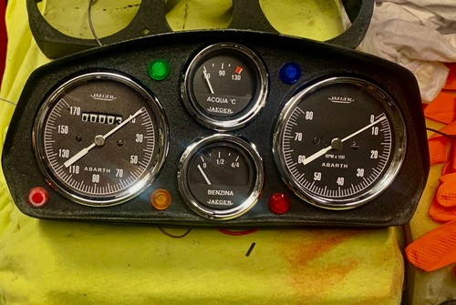 Cruscotto abarth per fiat 850 - abarth,