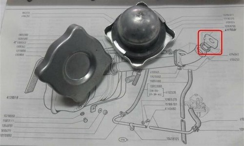 Tappo serabatoio benzina - , per